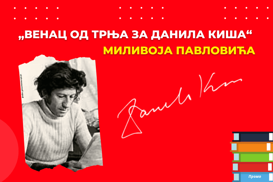 Поштанска марка са ликом Данила Киша