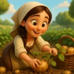 Илустрација уз текст „Кромпир, Васко Попа”